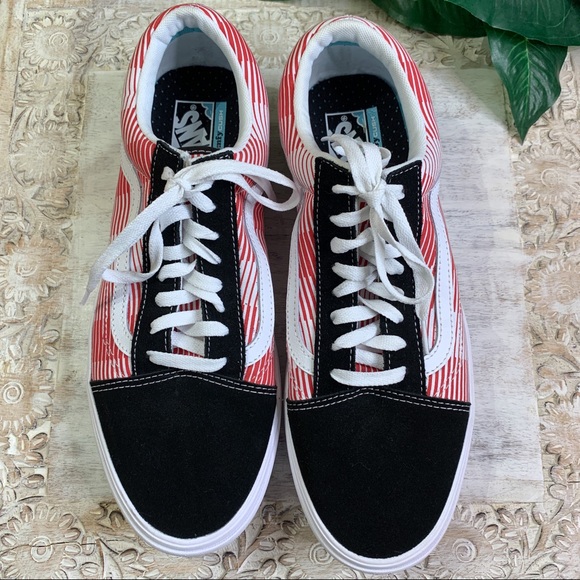 VANS Men’s Comfy Cush Old Skool Sneaker Fade Black - Picture 8 of 15